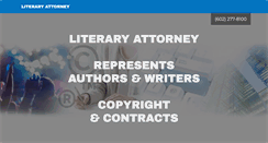 Desktop Screenshot of literaryattorney.com